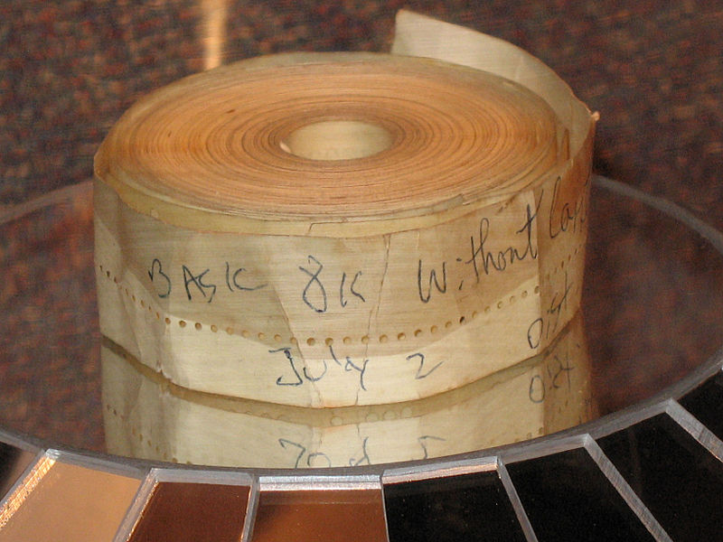 800px Altair BASIC Paper Tape