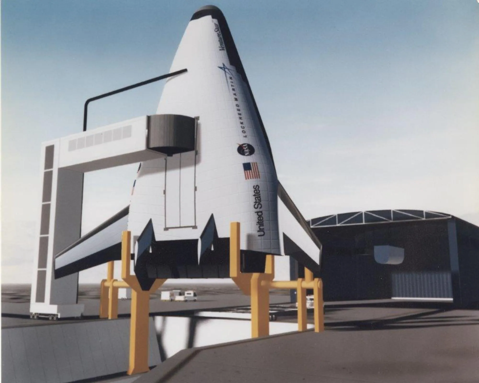 Les nouvelles frontières de l'exploration spatiale : quand la science rejoint la science-fiction 1 VentureStar x-33